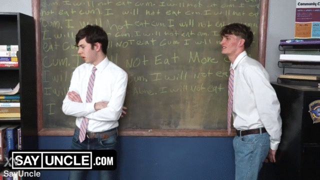 Dakota gets in trouble for eating a cum coated cookie at school – Trailer